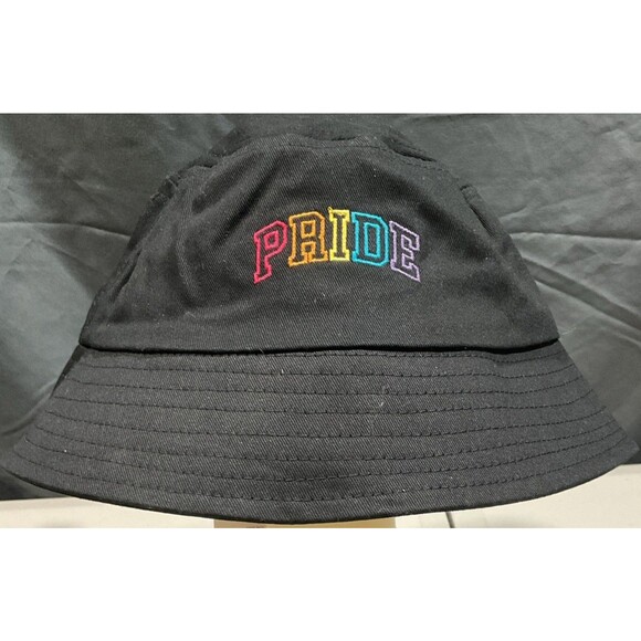 Rainbow Pride Embroidered Bucket Hat - Picture 1 of 4